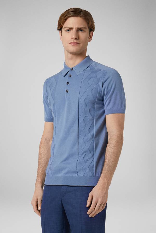 Lab. Pal Zileri Polo in maglia con calati Convenienza
