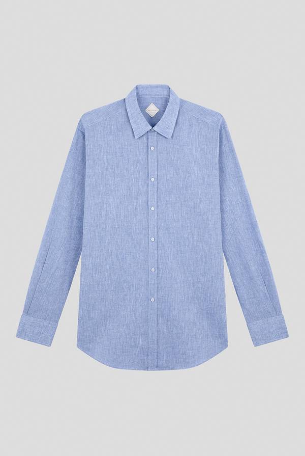 Lab. Pal Zileri Camicia in lino e cotone Presa