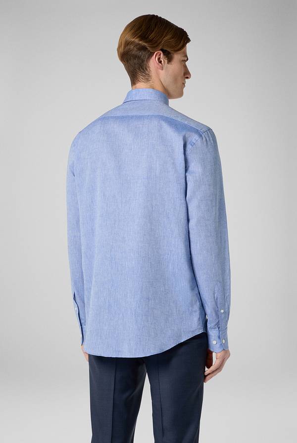 Lab. Pal Zileri Camicia in lino e cotone Presa