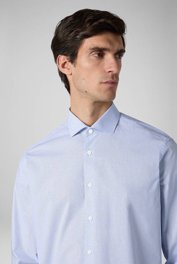 Lab. Pal Zileri Camicia collo Torino azzurra Vendita Calda