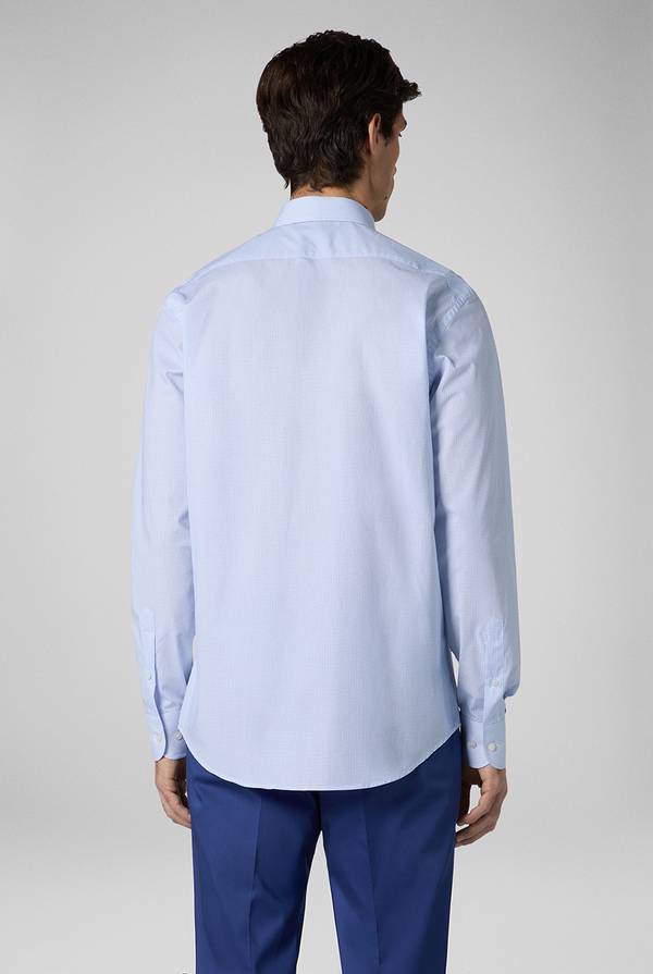 Lab. Pal Zileri Camicia collo Torino azzurra Vendita Calda