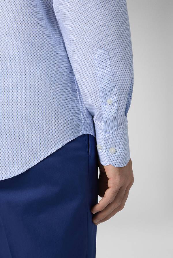 Lab. Pal Zileri Camicia collo Torino azzurra Vendita Calda