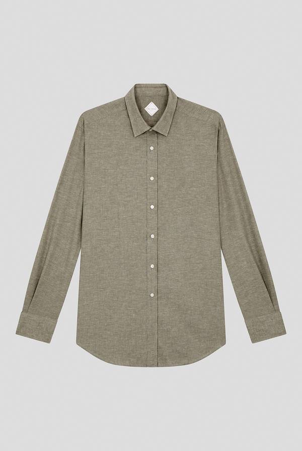 Lab. Pal Zileri Camicia in lino e cotone Saldi