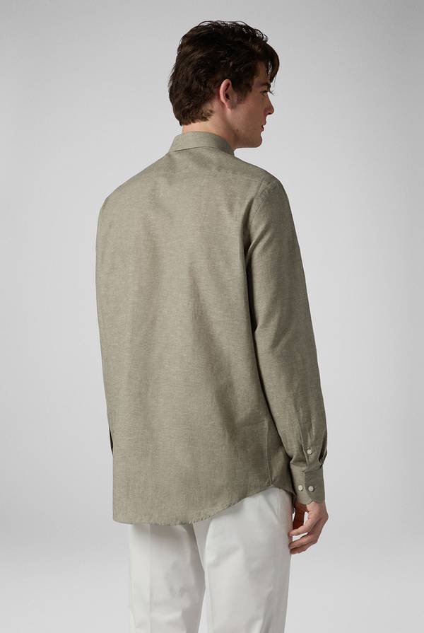 Lab. Pal Zileri Camicia in lino e cotone Saldi