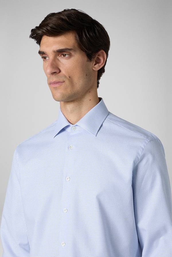 Lab. Pal Zileri Camicia in puro cotone jacquard Vendita Economica