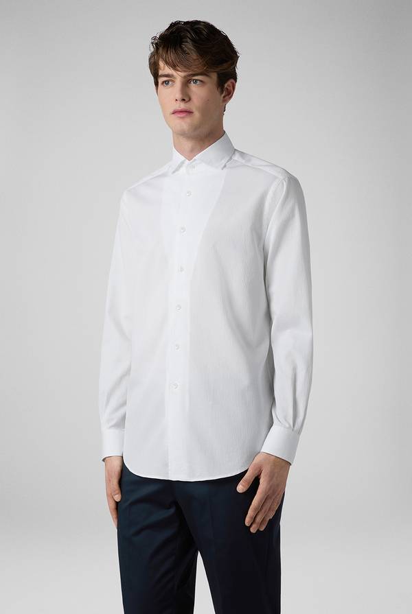 Lab. Pal Zileri Camicia bianca in cotone Negozio
