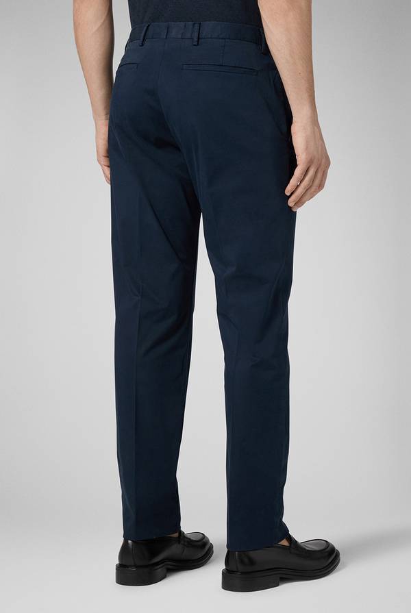 Lab. Pal Zileri Chino in cotone stretch tinto in capo Pezzi Unici