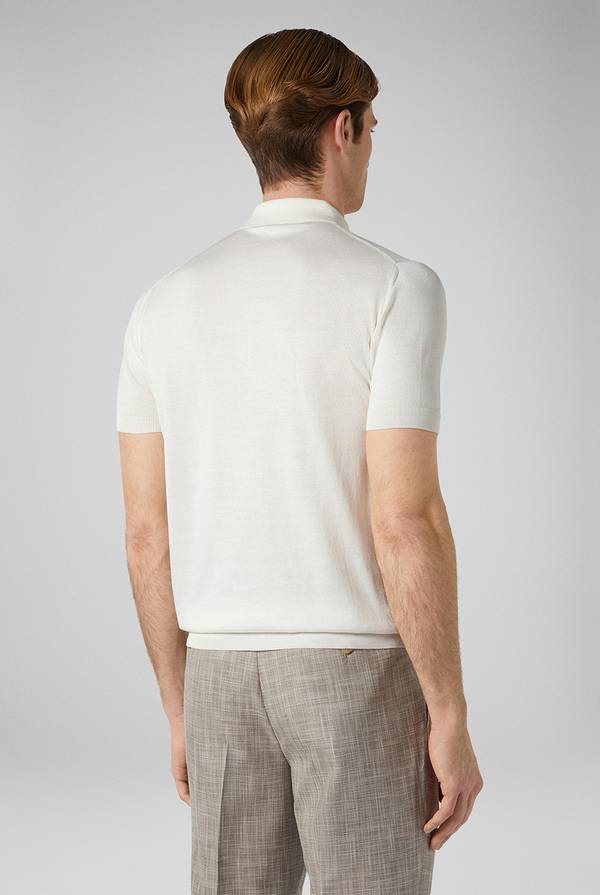 Lab. Pal Zileri Polo in maglia di seta e cotone Promozione Limitata