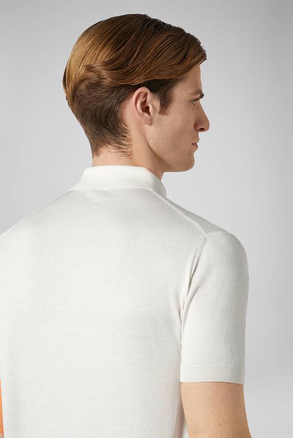 Lab. Pal Zileri Polo in maglia di seta e cotone Promozione Limitata