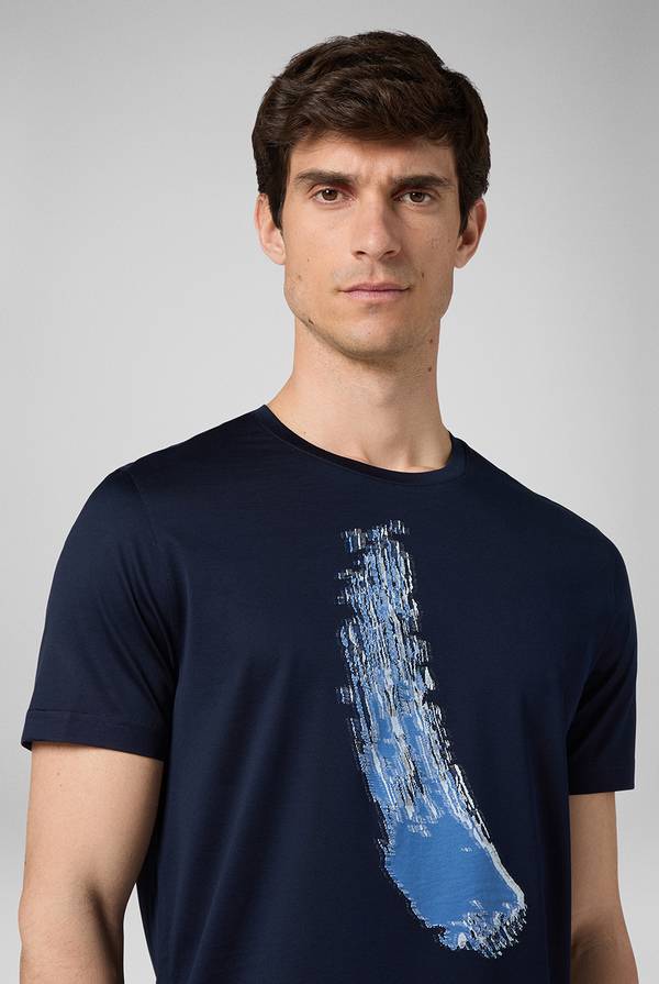 Lab. Pal Zileri Tshirt con lavorazione jacquard Fino Al -60%