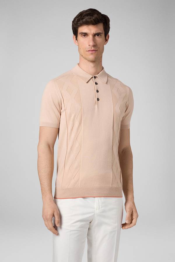Lab. Pal Zileri Polo in maglia con calati 50% di sconto per tempo limitato