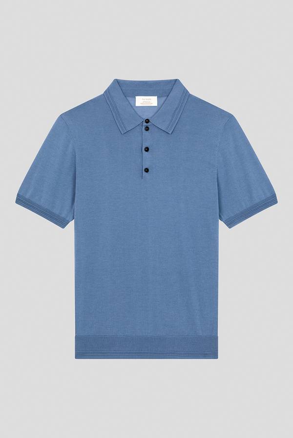 Lab. Pal Zileri Polo in cotone e tencel Presa