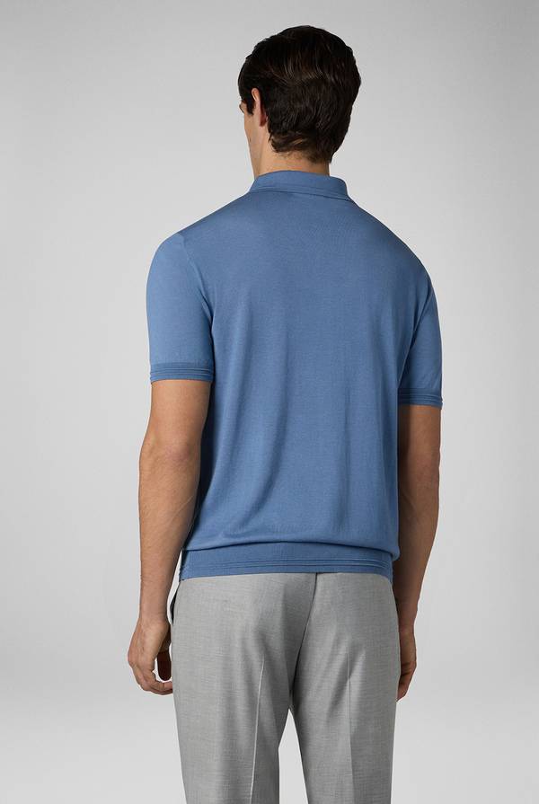 Lab. Pal Zileri Polo in cotone e tencel Presa