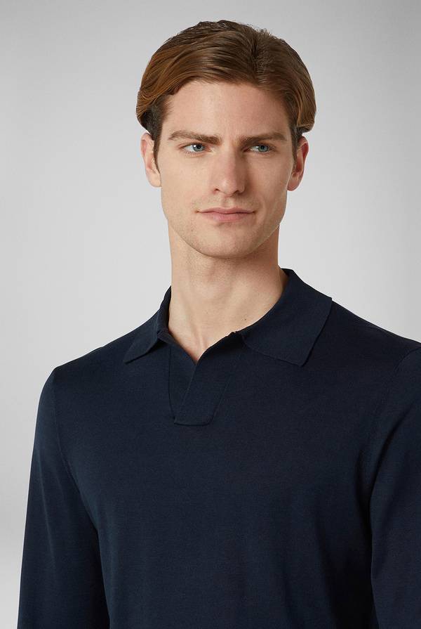 Lab. Pal Zileri Polo in maglia a maniche lunghe Sconto