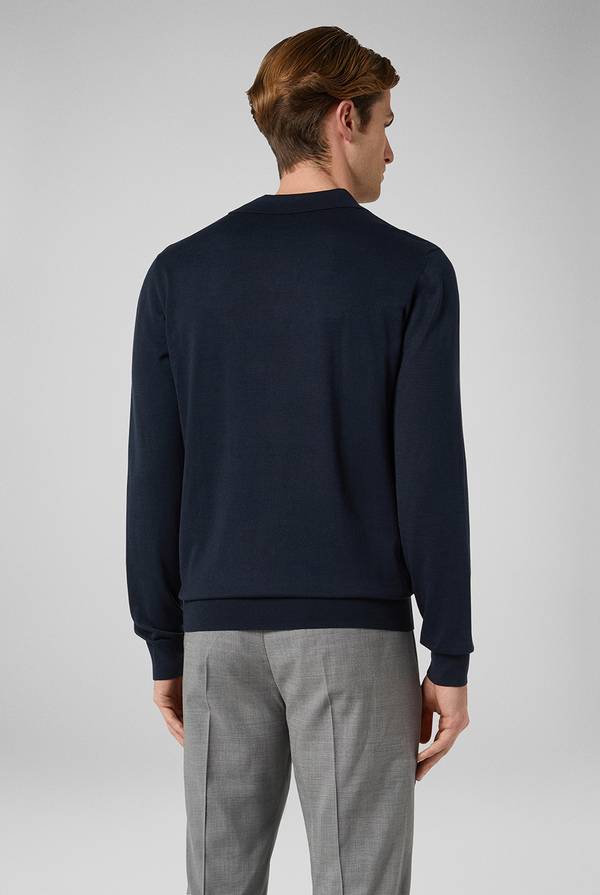 Lab. Pal Zileri Polo in maglia a maniche lunghe Sconto