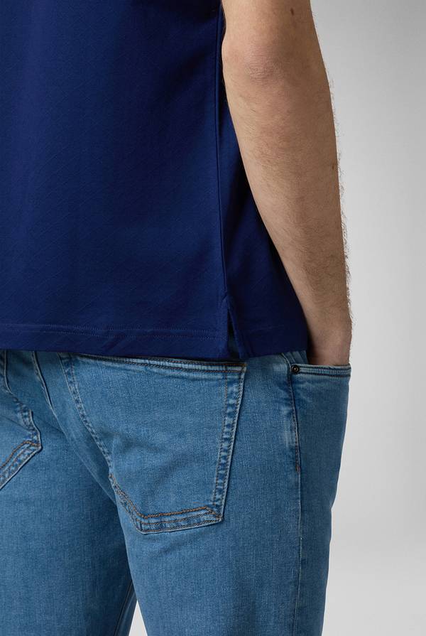 Lab. Pal Zileri Polo con monogramma allover Pezzi Unici