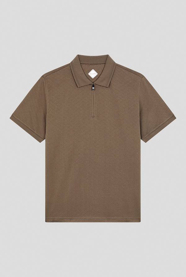 Lab. Pal Zileri Polo con monogramma allover Offerte