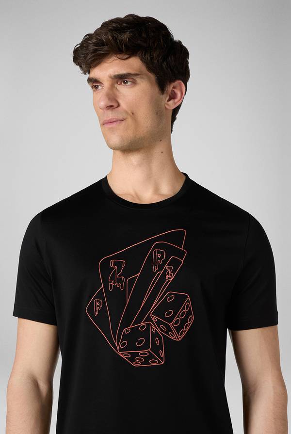 Lab. Pal Zileri Tshirt ricamata Hotsell