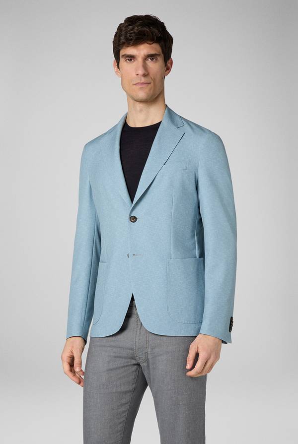Lab. Pal Zileri Giacca Effortless in jersey stampato Negozio