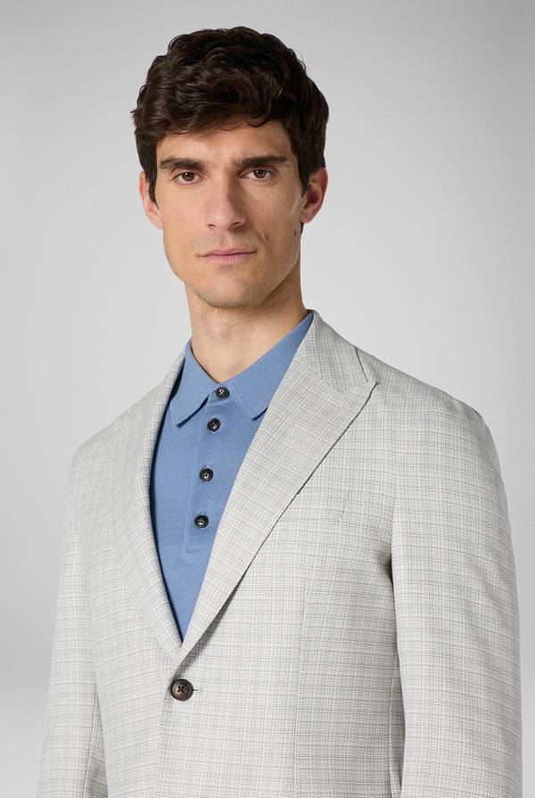 Lab. Pal Zileri Giacca Effortless con motivo micro check Qualità Garantita