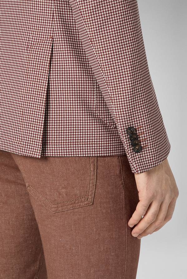 Lab. Pal Zileri Giacca Effortless in jersey con motivo pied de poule Negozi Online