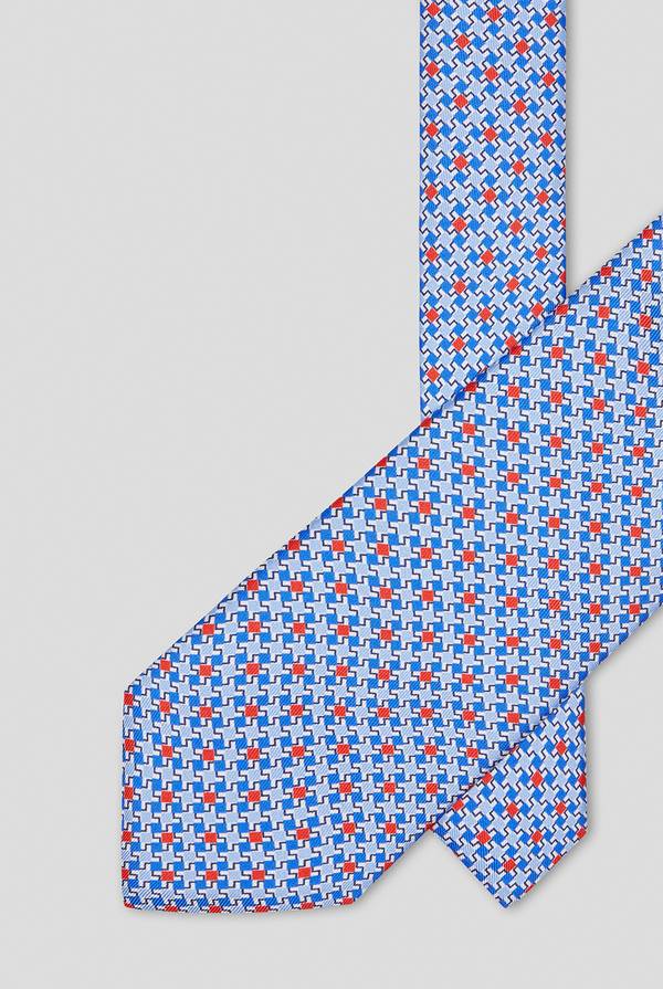 Lab. Pal Zileri Cravatta in seta pied de poule Economico