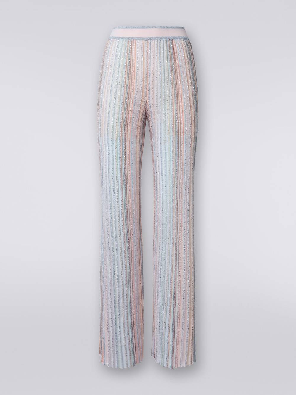 Missoni Pantaloni in maglia a righe verticali con paillettes Soddisfazione Garantita