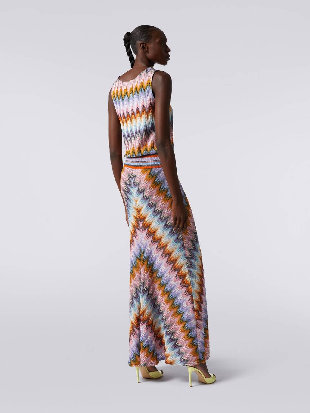Missoni Top senza maniche in viscosa zig zag con lurex Acquista Ora