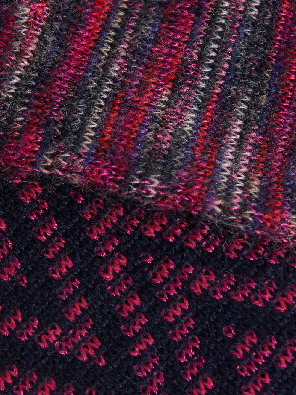 Missoni Guanti in maglia di lana e mohair con multi-lavorazione Shopping Online