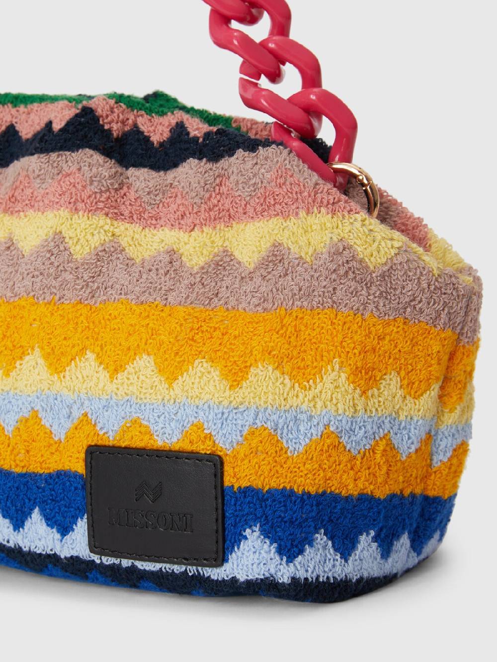 Missoni Clutch in spugna di cotone zig zag Sottocosto