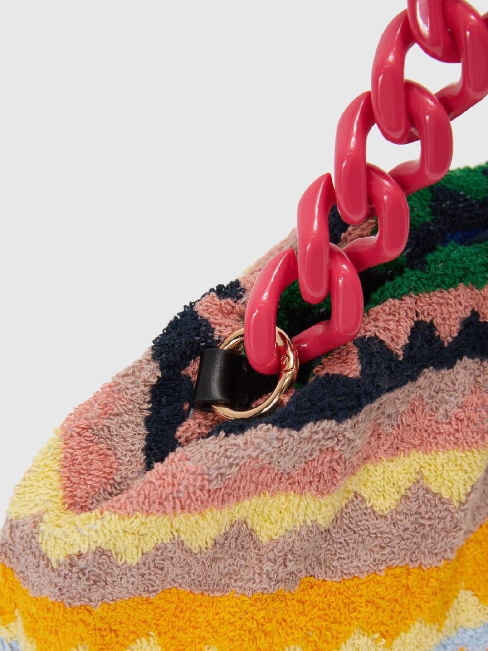 Missoni Clutch in spugna di cotone zig zag Sottocosto