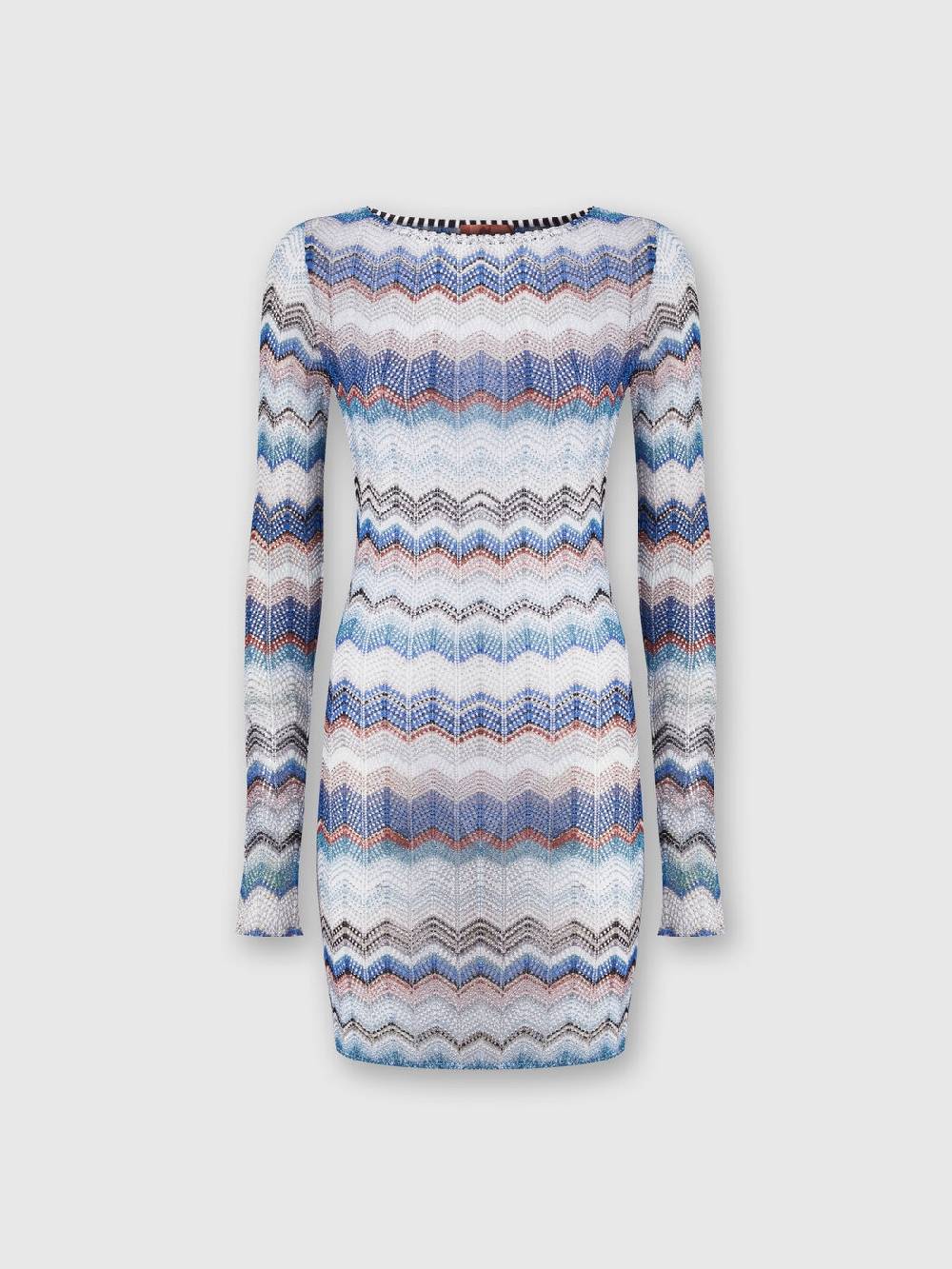 Missoni Abito crochet zig zag con lurex Sconto