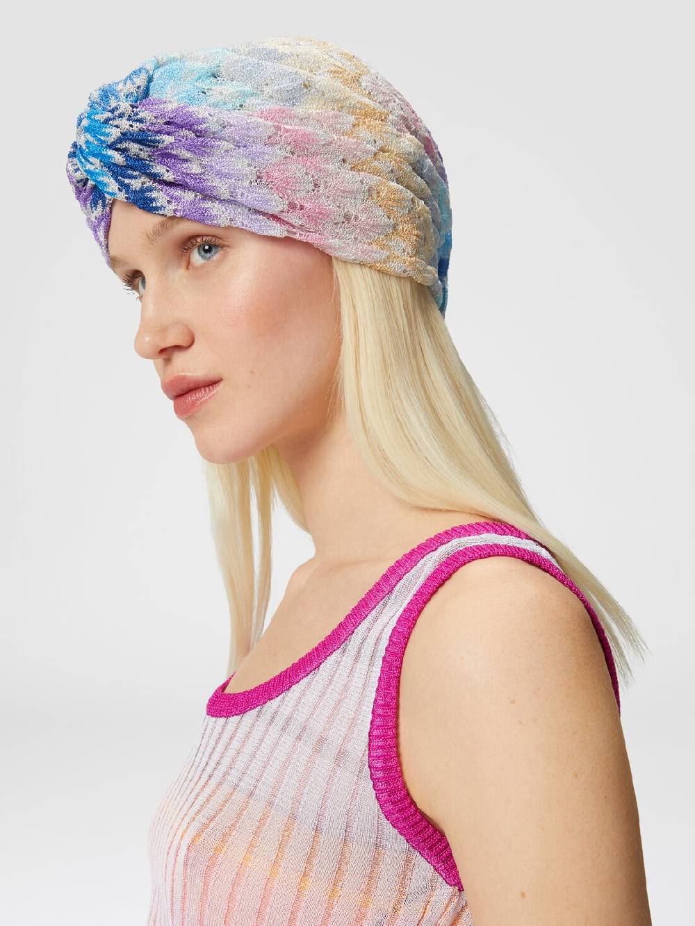Missoni Turbante in viscosa lamé Offerta