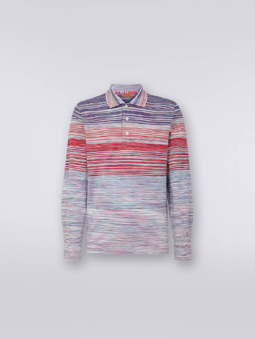 Missoni Polo a maniche lunghe in viscosa fiammata Hotsell