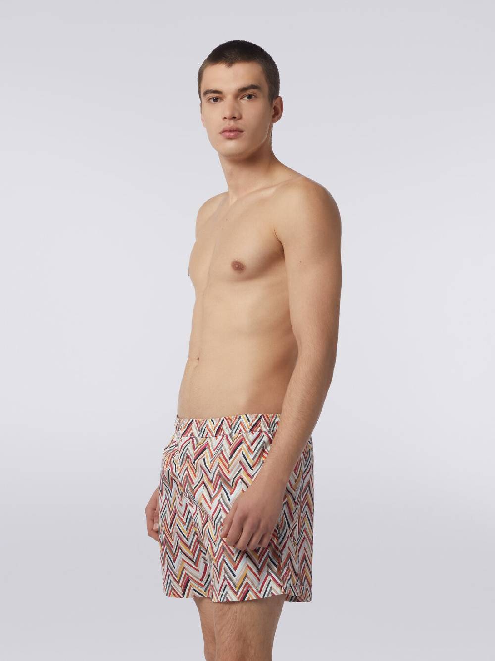 Missoni Boxer mare con stampa zig zag effetto spennellate Vendite Flash