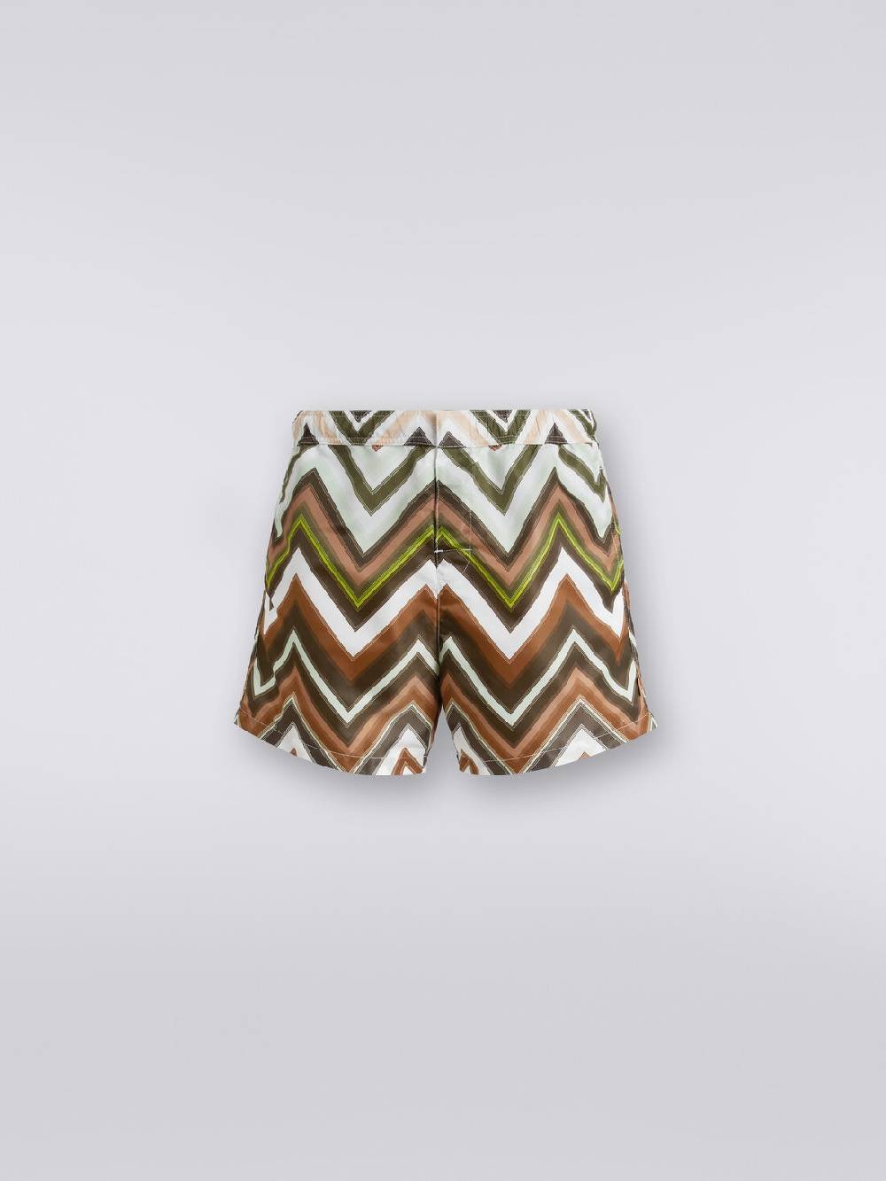 Missoni Boxer mare in nylon con macro-zig zag in gradazione Vendita