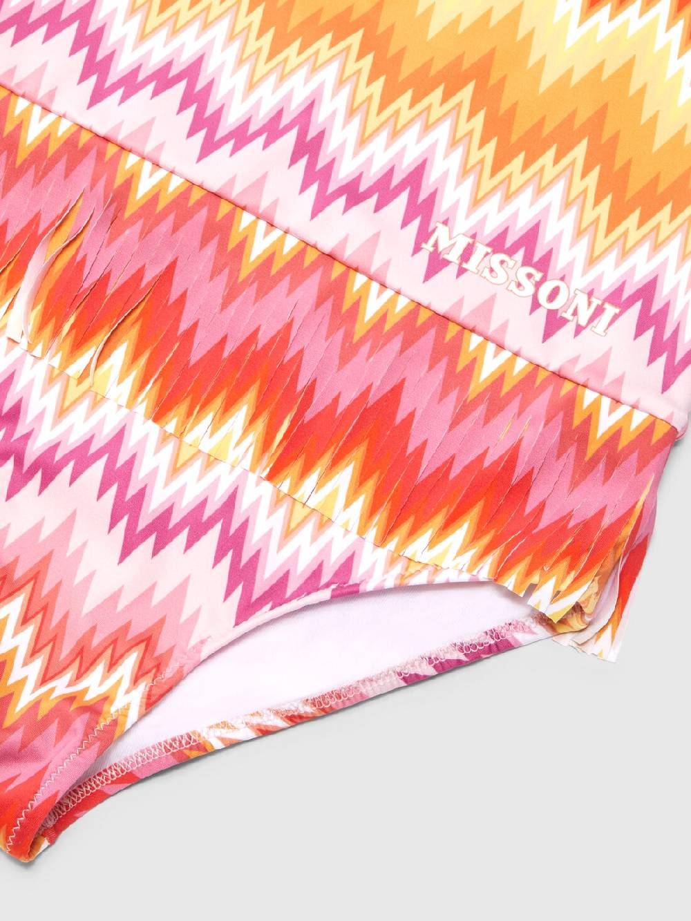 Missoni Costume intero chevron con scritta logo Promozione