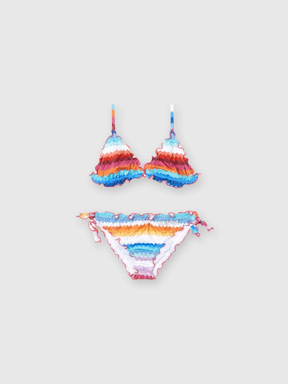 Missoni Bikini con motivo zig zag e logo Spedizione Gratuita