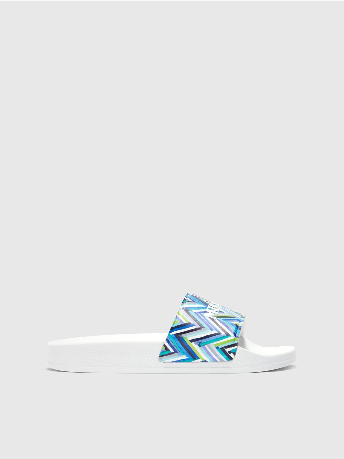 Missoni Ciabatte con motivo chevron e scritta logo Fino Al -60%