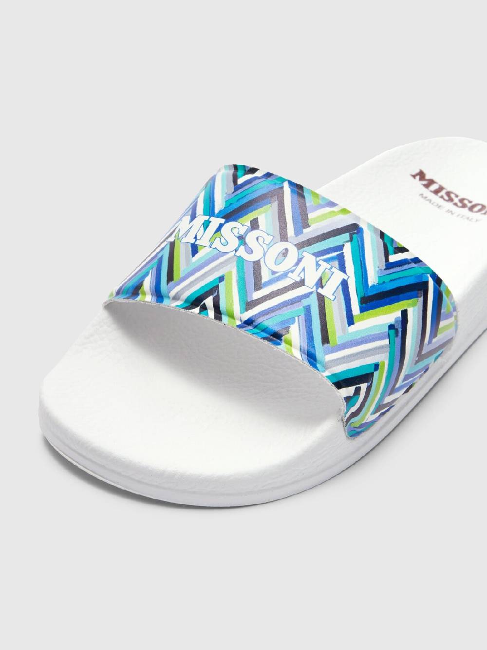 Missoni Ciabatte con motivo chevron e scritta logo Fino Al -60%