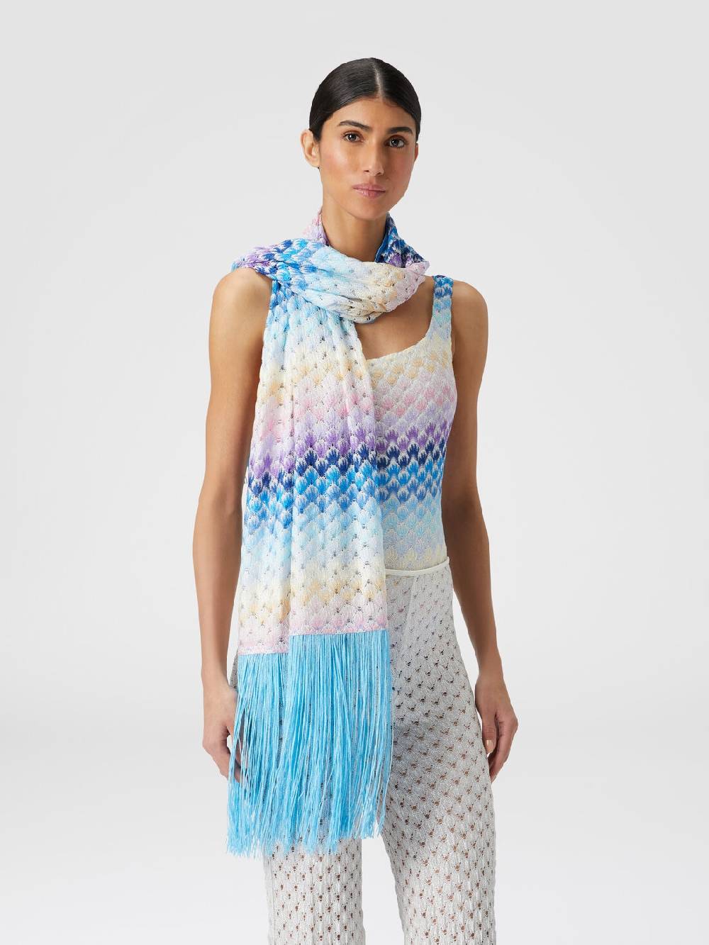 Missoni Stola in viscosa lamé Sconto