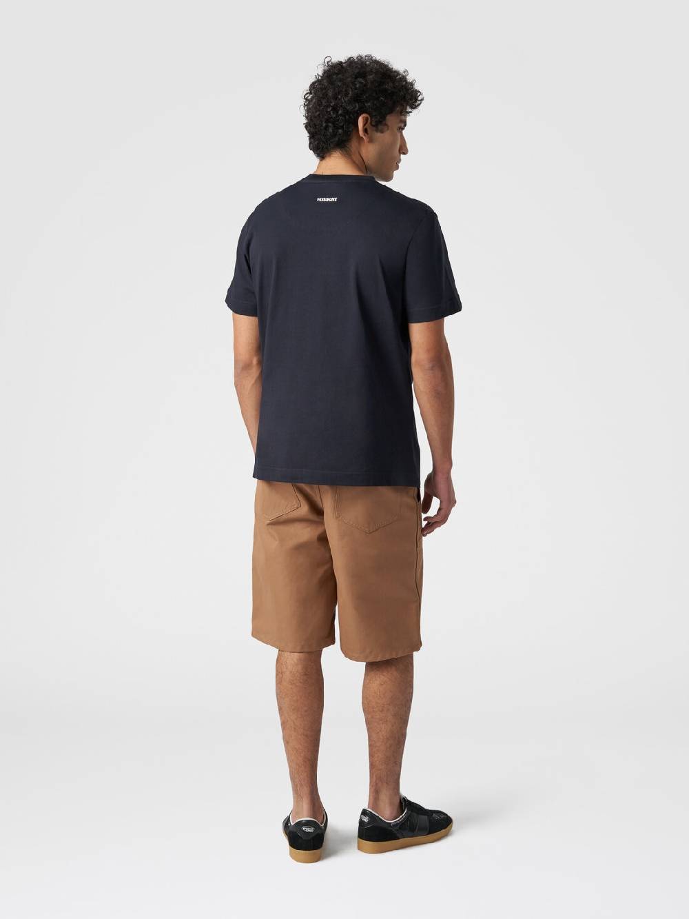 Missoni T-shirt a maniche corte in cotone con stampa zig zag Offerta