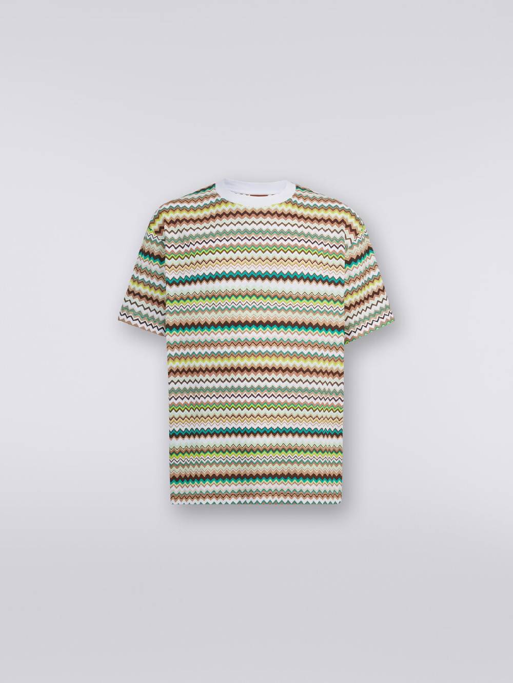 Missoni T-shirt oversize in cotone con stampa zig zag Economico