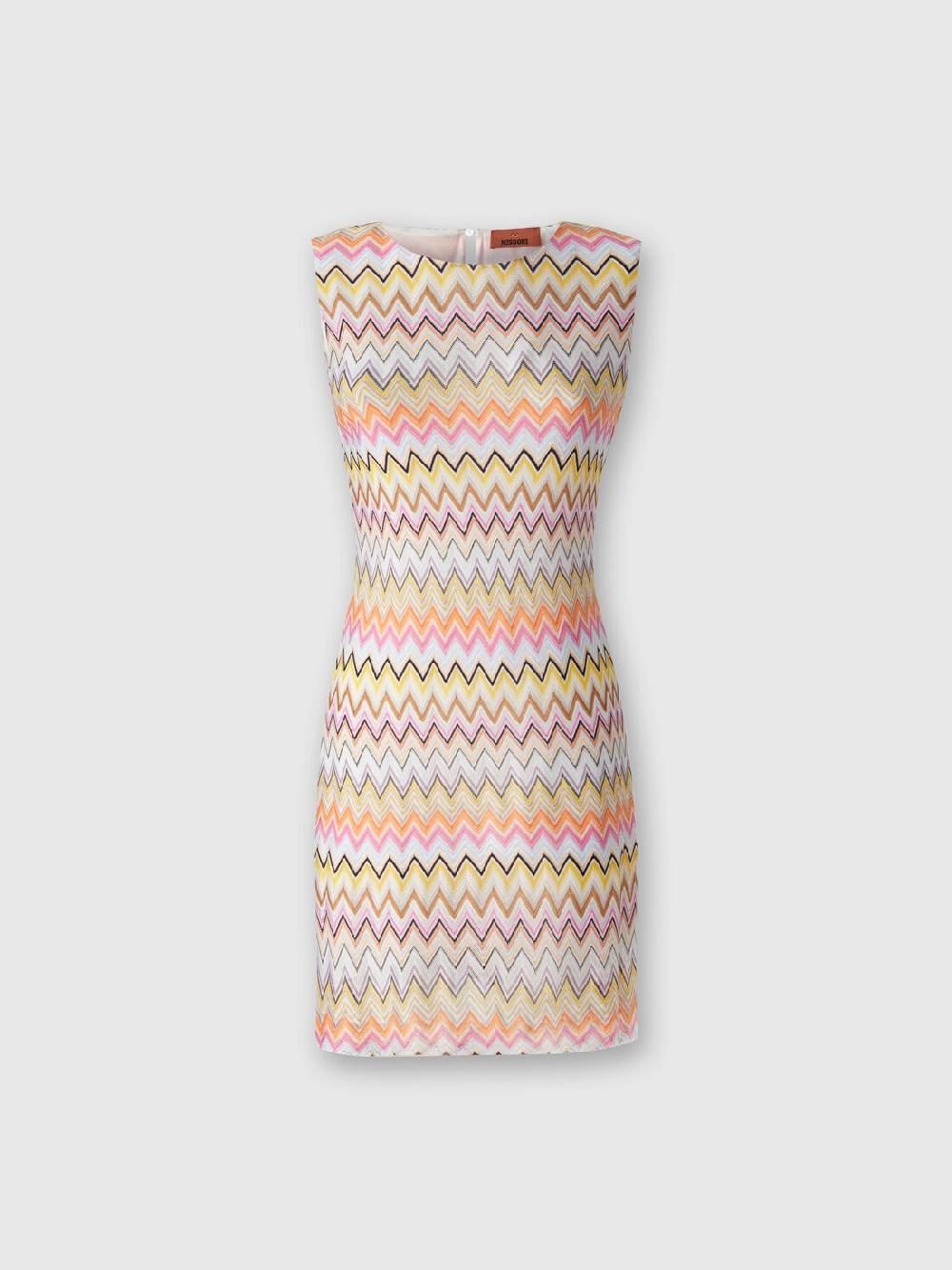 Missoni Mini-abito senza maniche in viscosa zig zag Vendite Flash