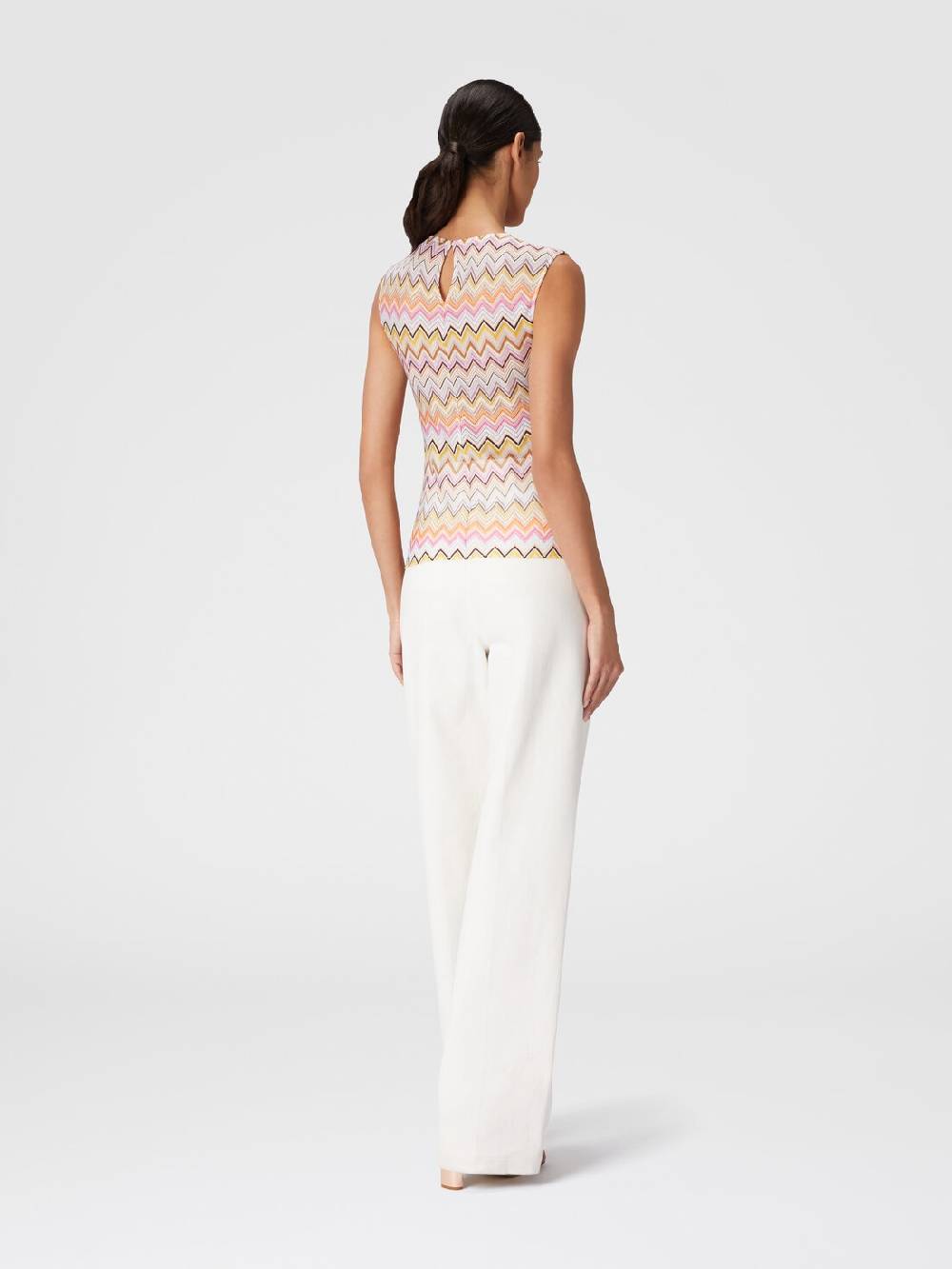 Missoni Top senza maniche con scollatura arricciata Negozio