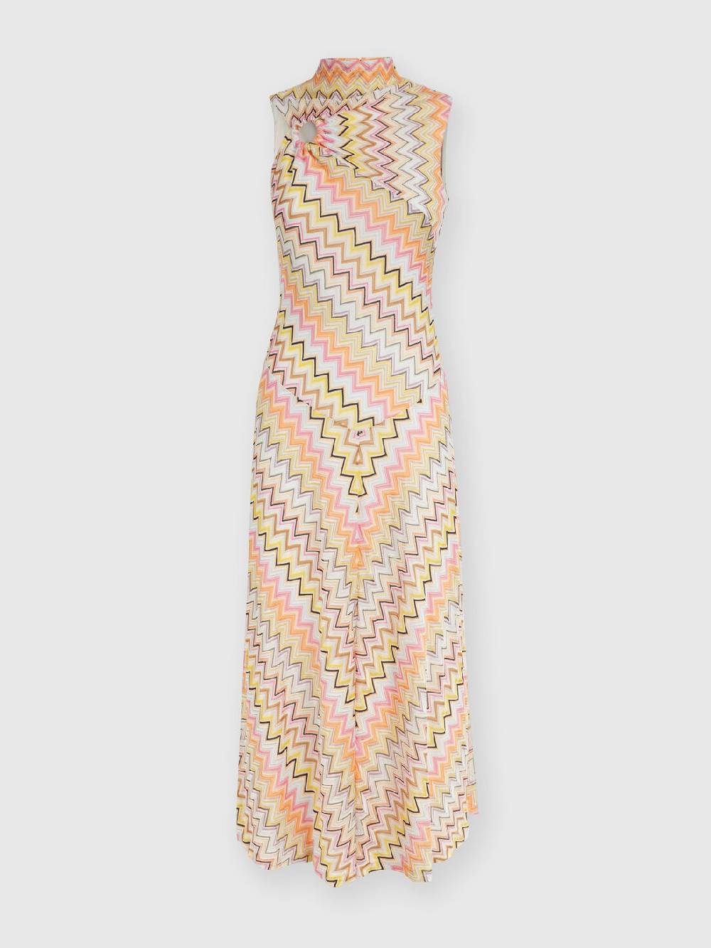 Missoni Abito lungo senza maniche con scollatura arricciata In Saldo