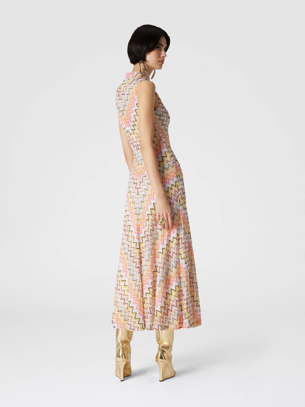Missoni Abito lungo senza maniche con scollatura arricciata In Saldo