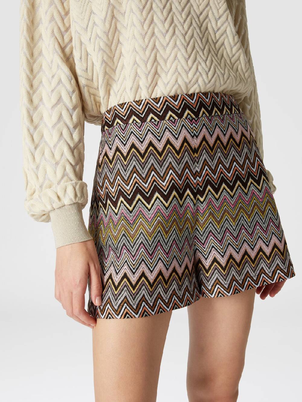Missoni Shorts in viscosa zig zag Moda