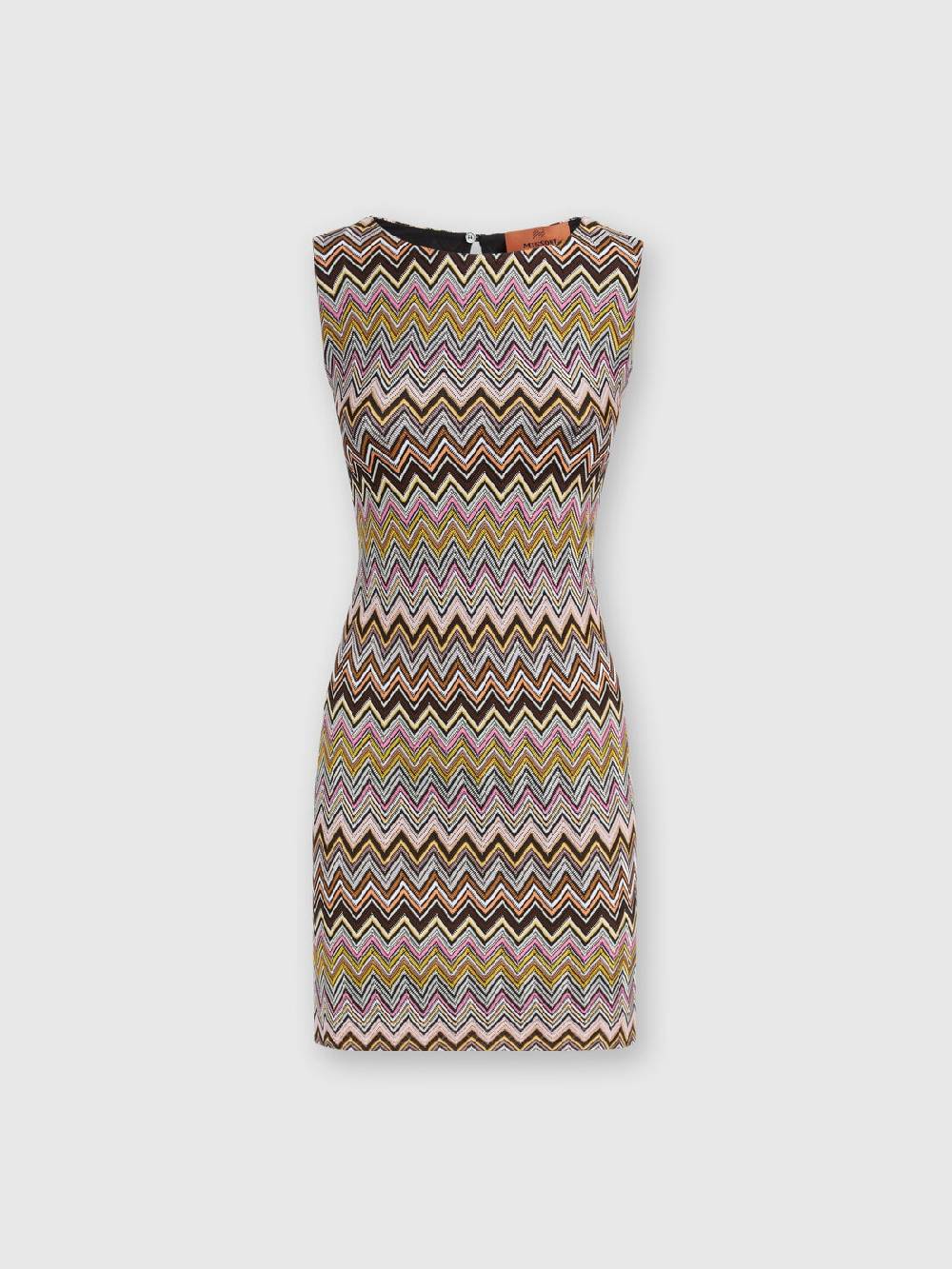 Missoni Mini-abito senza maniche in viscosa zig zag 2025
