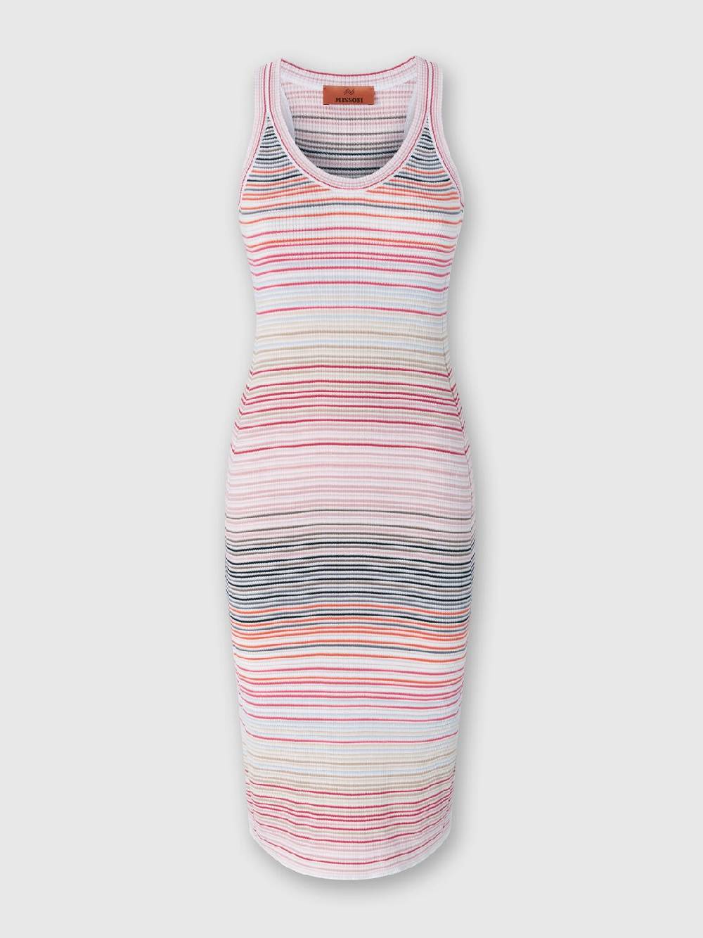 Missoni Abito lungo a righe in cotone e viscosa Nuovo